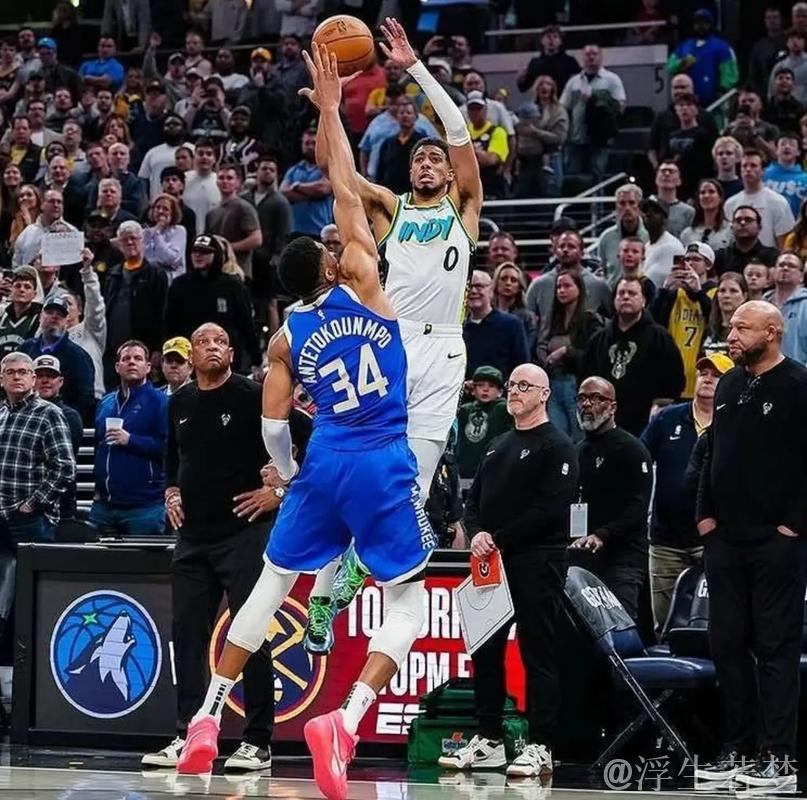 “托平底角三分命中，哈利伯顿贡献助攻”